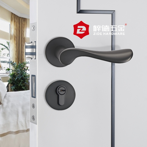 太空鋁分體木門門鎖53507