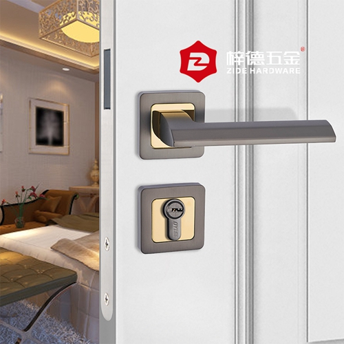 鋅合金臥室磁吸門(mén)鎖80656