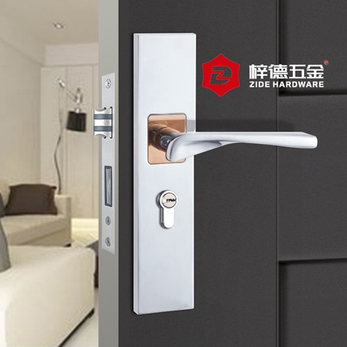 鋅加鋁臥室磁吸門(mén)鎖63515